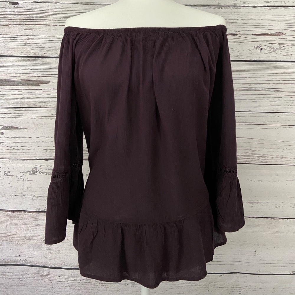 Off the shoulder top.